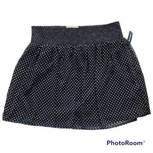 Navy chiffon skirt, Sz XL